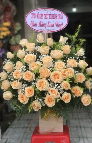 Giỏ hoa mừng sinh nhật đẹp